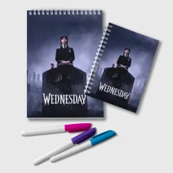 Блокнот Уэнсдей и вещь на могиле Wednesday