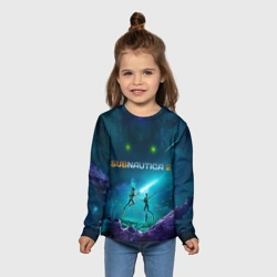 Детский лонгслив 3D Герои из Subnautica 2  - фото 2