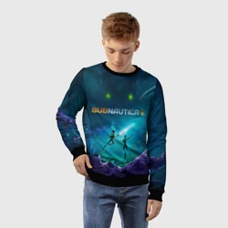 Детский свитшот 3D Герои из Subnautica 2  - фото 2