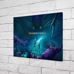 Холст прямоугольный Герои из Subnautica 2  - фото 2