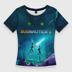 Женская футболка 3D Slim Герои из Subnautica 2 