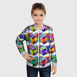 Детский бомбер 3D Donald Trump - pop art poster - фото 2