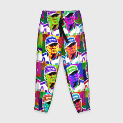 Детские брюки 3D Donald Trump - pop art poster