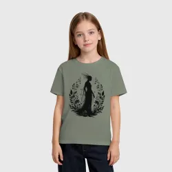 Детская футболка хлопок Дух женщины с цветами - фото 2