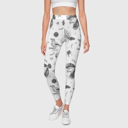 Леггинсы 3D Сойка в Бузулукском бору - фото 2