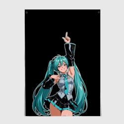 Постер Хацуне Мику из 80х