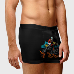 Мужские трусы 3D Motocross and mountains - фото 2