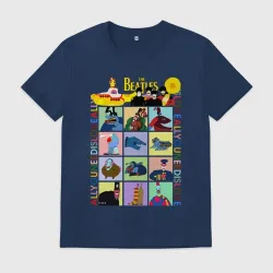 Мужская футболка хлопок The Beatles Yellow Submarine