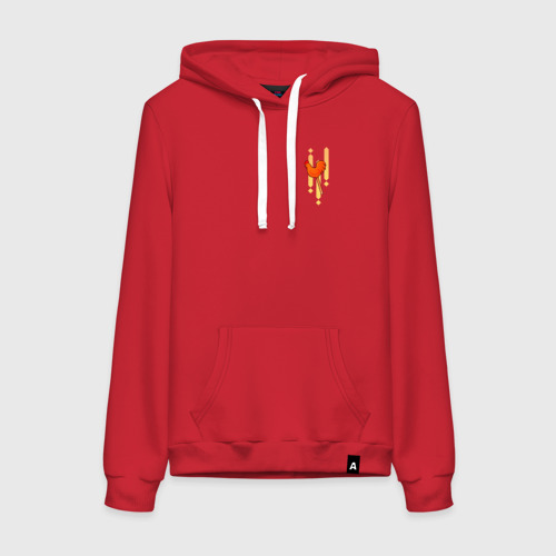 Женская толстовка хлопок с принтом Русская девушка Женская толстовка хлопок Русская девушка