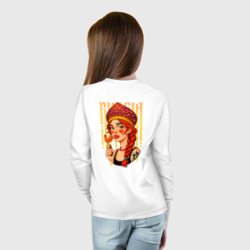 Детский лонгслив хлопок Русская девушка - фото 2