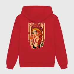 Женская толстовка хлопок Русская девушка