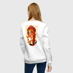 Женский свитшот хлопок Русская девушка - фото 2