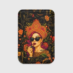 Картхолдер Magsafe магнитный Славянская девушка