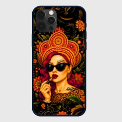 Чехол для iPhone 12 Pro Славянская девушка