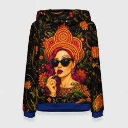 Женская толстовка 3D Славянская девушка