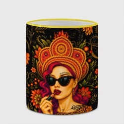 Кружка с полной запечаткой Славянская девушка - фото 2