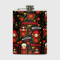 Фляга Матрешки - паттерн