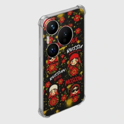 Чехол для Huawei Pura 70 Pro Матрешки - паттерн - фото 2