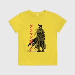 Детская футболка хлопок Охотница из Bloodborne
