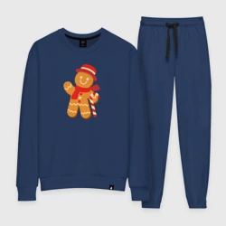 Женский костюм хлопок Пряничный человечек в шляпе