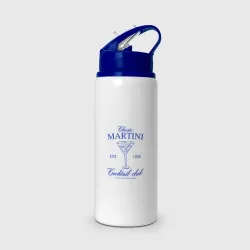 Бутылка для воды с трубочкой Classic martini