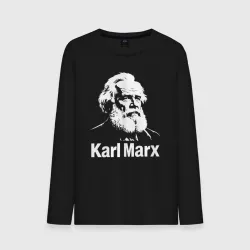 Мужской лонгслив хлопок Граффити Карл Маркс