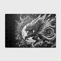 Головоломка Пазл магнитный 126 элементов Cyber dragon - ai art fantasy
