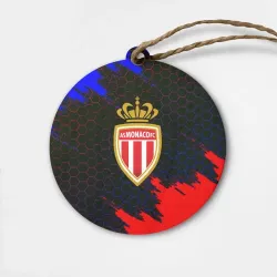 Деревянная игрушка круг Monaco брызги красок соты
