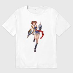 Женская футболка хлопок Oversize Ванван