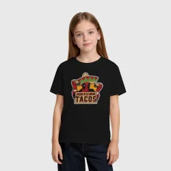 Детская футболка хлопок Tacos Deadpool - фото 2