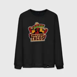 Мужской свитшот хлопок Tacos Deadpool