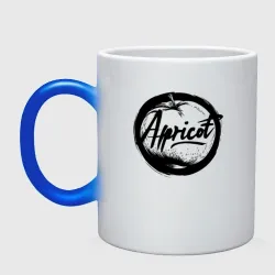 Кружка хамелеон Абрикос арт