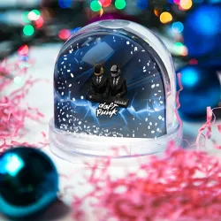 Игрушка Снежный шар Daft Punk - кибер собаки за пультом - фото 2