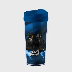 Термокружка-непроливайка Daft Punk - кибер собаки за пультом