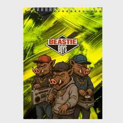 Скетчбук Beastie boys в образе кабанов