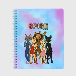 Тетрадь Spice girls кошки из 90х