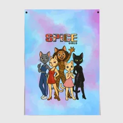 Постер Spice girls кошки из 90х