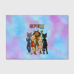 Холст прямоугольный Spice girls кошки из 90х - фото 2