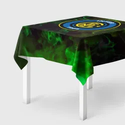 Скатерть 3D Интер кислотный огонь
