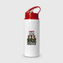Бутылка для воды с трубочкой Run DMC в виде псов
