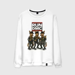 Мужской свитшот хлопок Run DMC в виде псов