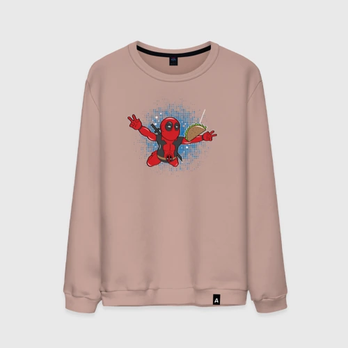 Мужской свитшот хлопок Deadpool nevermind