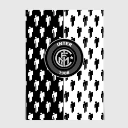 Постер Inter паттерн люди спорт