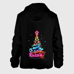 Мужская куртка 3D Christmas tree gifts - неоновая елка и подарки