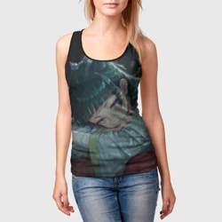 Женская майка 3D Маомао с кошачьими ушками - фото 2