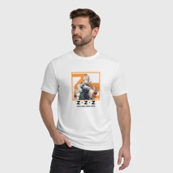 Мужская футболка хлопок Элис Таймфилд - Zenless Zone Zero - фото 2