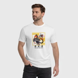 Мужская футболка хлопок Орфея и Магус - Zenless Zone Zero - фото 2