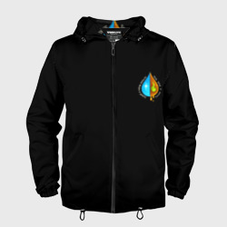 Мужская ветровка 3D Лучше вода у друга полноцветный узор