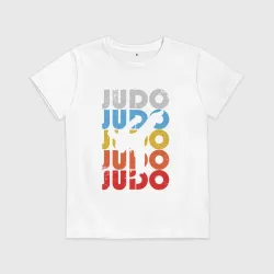 Детская футболка хлопок Judo kick