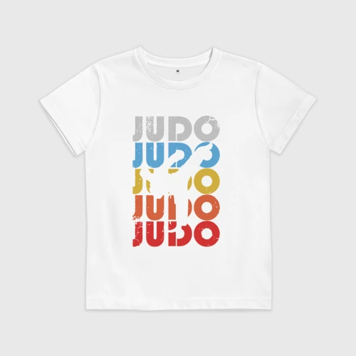Детская футболка хлопок Judo kick